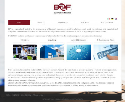 Home page del sito B2F